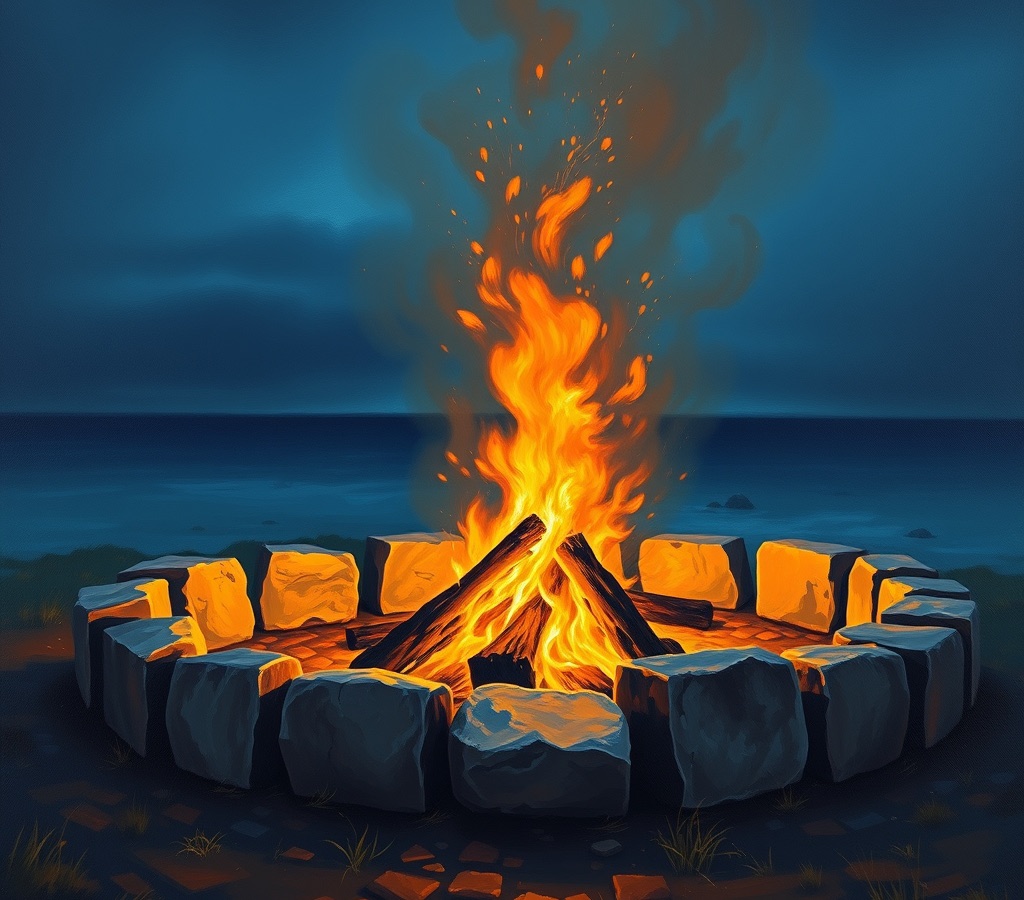 Controlled Burn — original artwork