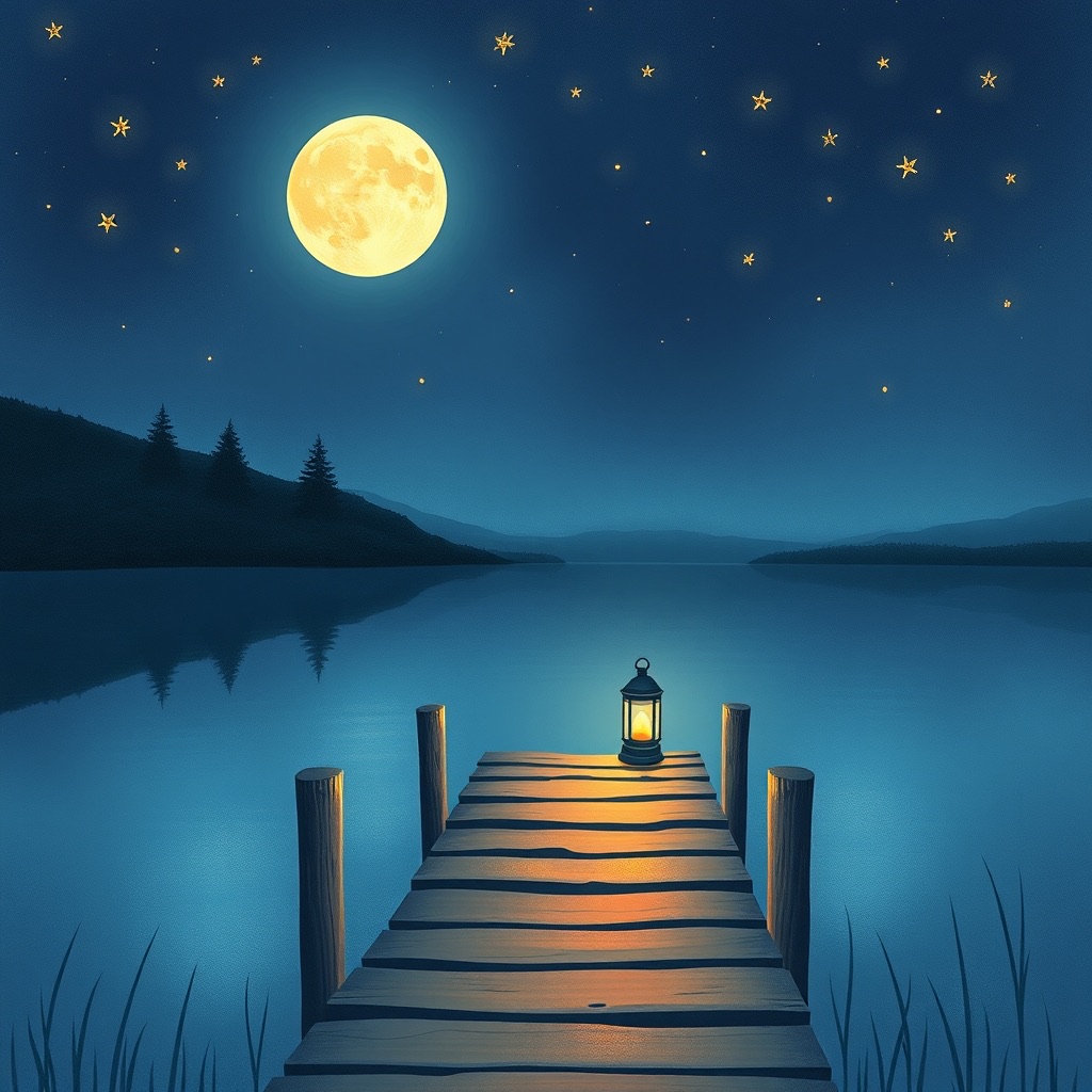 The Sleepy Dock — original artwork